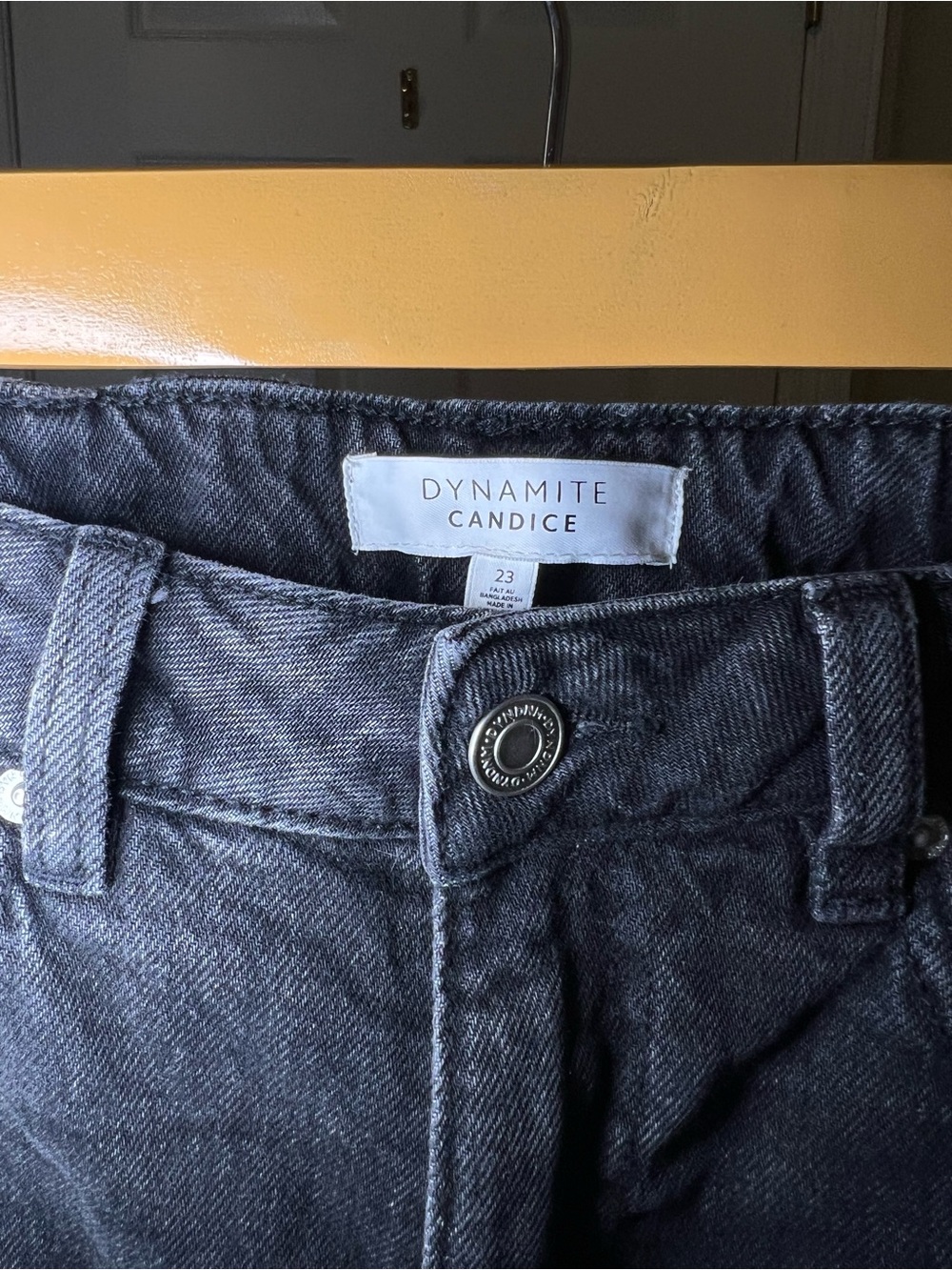 Dynamite Candice Washed Black High-Rise Jeans - Picture 3 of 3